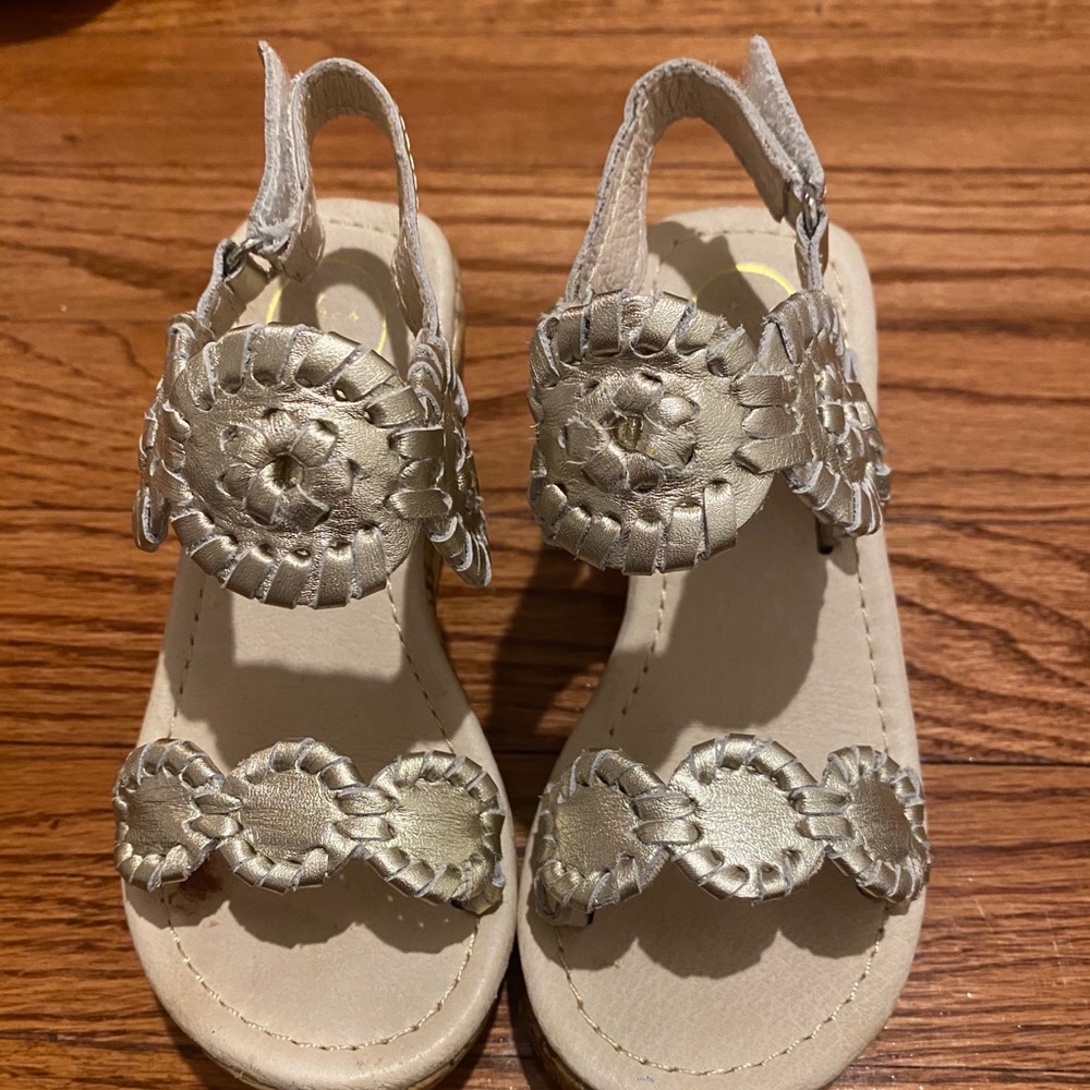 Jack Rogers toddler girl wedges